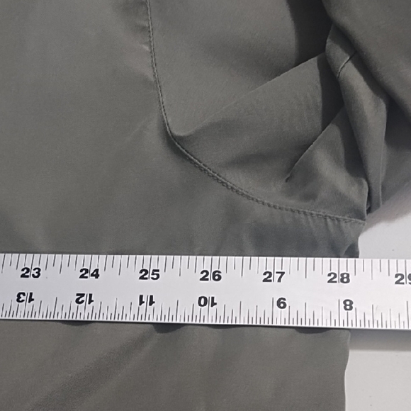 Croft & Barrow Olive Green Jacket @ Outside Pockets 2 Inside Pockets Soft Sueded - Picture 6 of 14